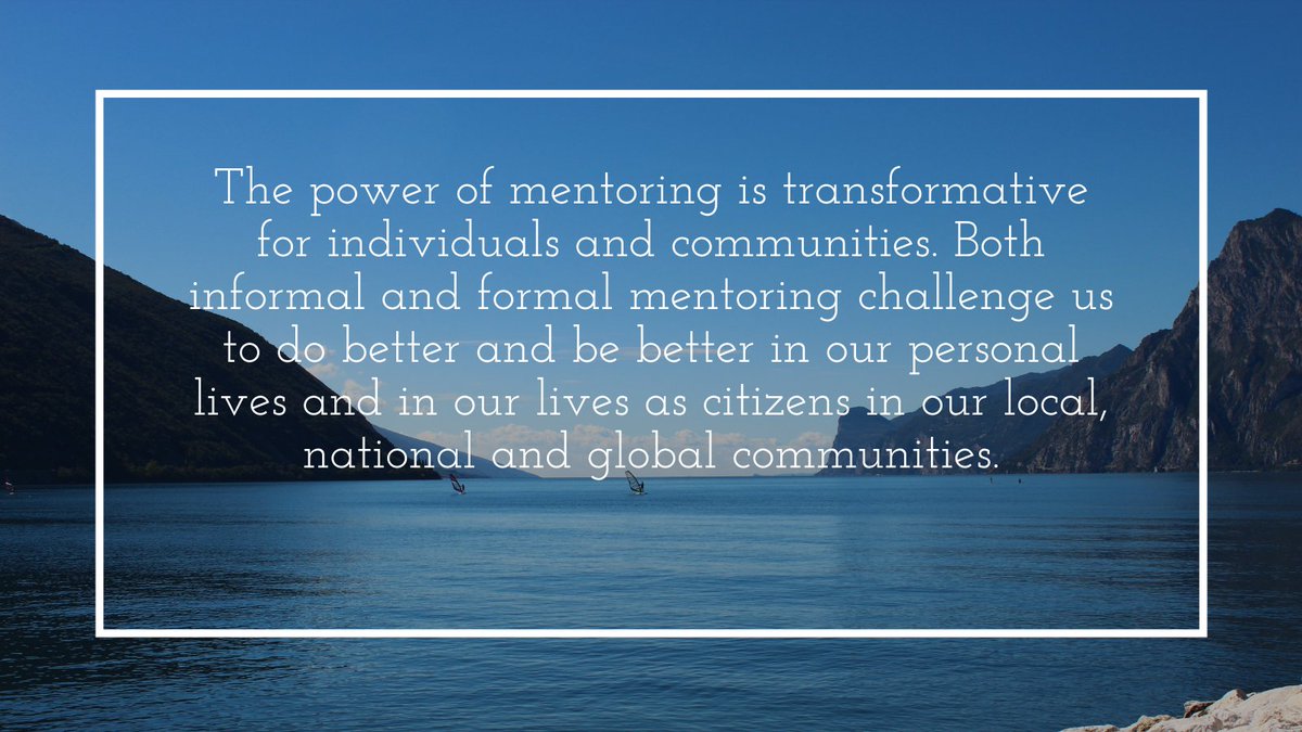 The power of mentoring is transformative for individuals and communities - mentoring for a better world huffpost.com/entry/internat… #InternationalMentoringDay #mentoringamplifies #Ali80 #AliDay #MentoringMonth @MENTORnational @AliCenter