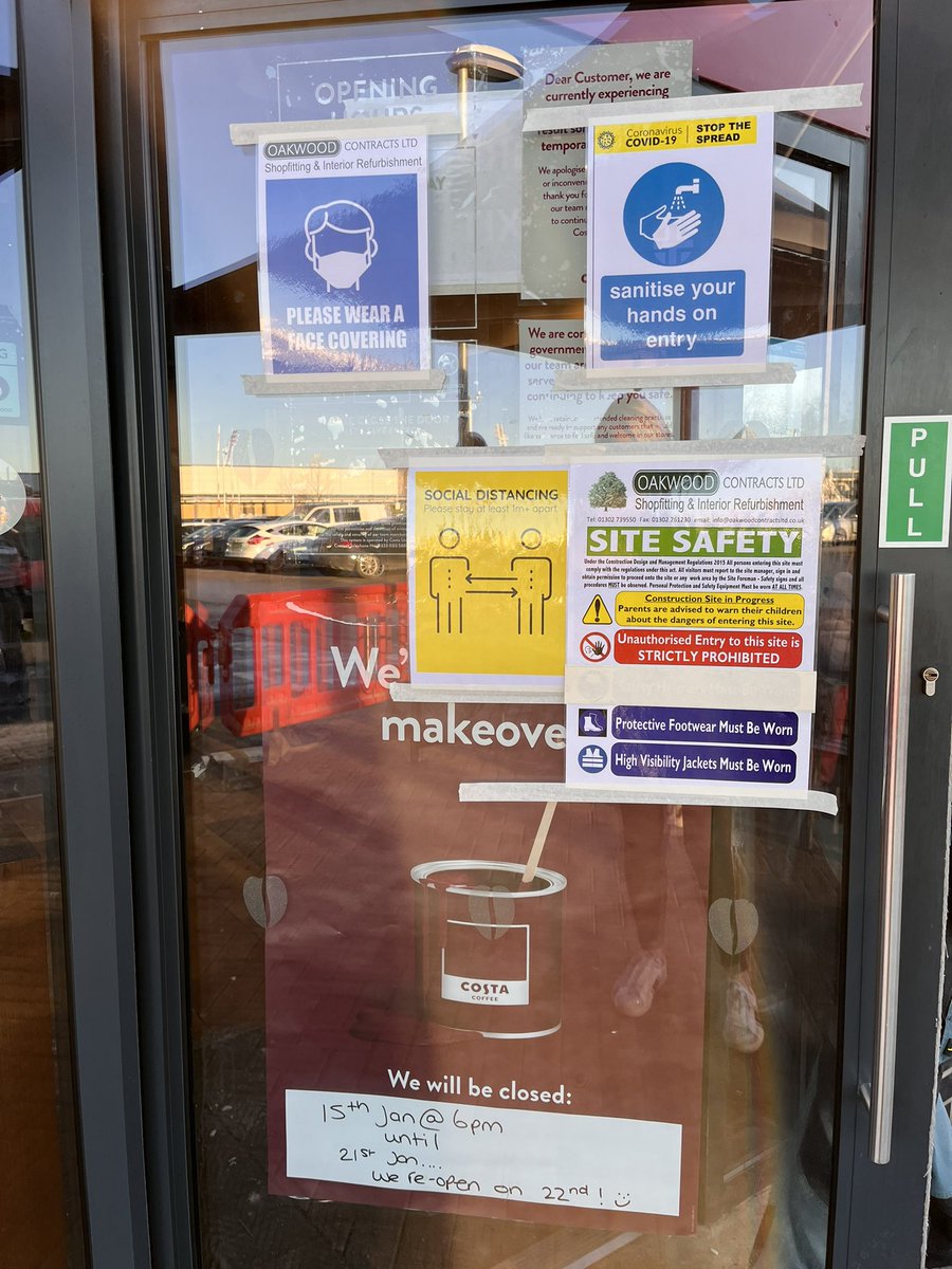 Rhi_Moz's tweet image. #@CostaCoffee why are you accepting click and collect orders and taking payment when stores are closed???? Not only out of pocket for paying for items you’ve not supplied but a wasted 10 mile round trip too…. #refurbishment #poorapp #costacoffee #rippedoff