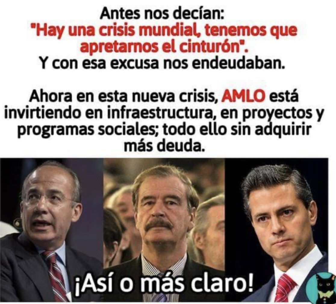 AMLO ejemplo de buen gobernante !
