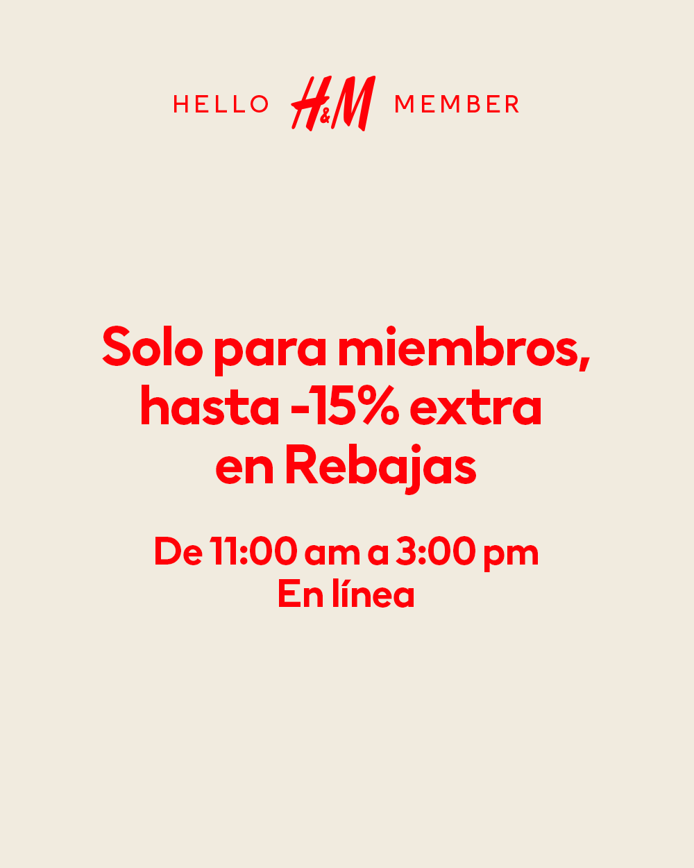 H and clearance m online españa
