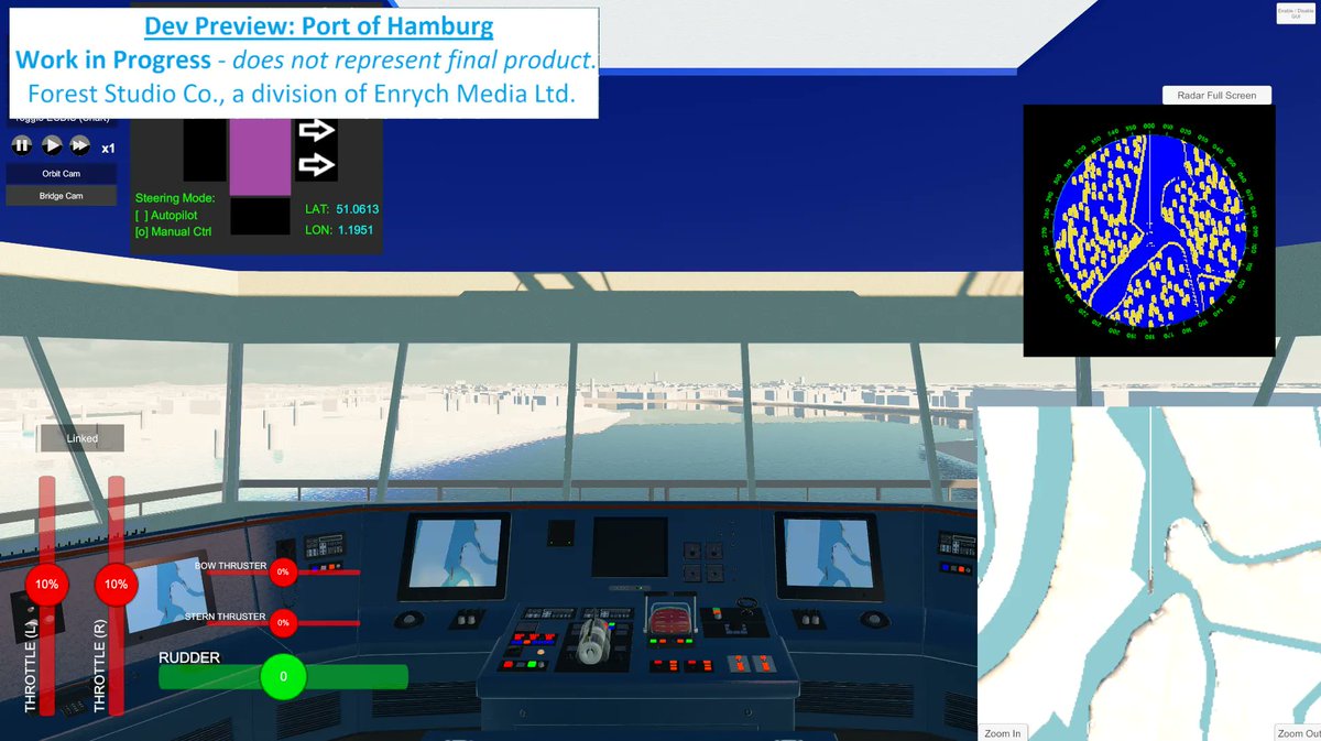 EnrychMedia's tweet photo. You're right, this is Hamburg. We are constantly updating so, you better pick up a copy of BridgeTeam from Steam right now!

Website: https://t.co/F0A7e8cS7e 
Steam Store: https://t.co/qS9FmtRU1c 😍

#simulator #simulators #simulatorgames #gaming #Steam #Shipping #maritime #ocean https://t.co/6cZ21cLhgD