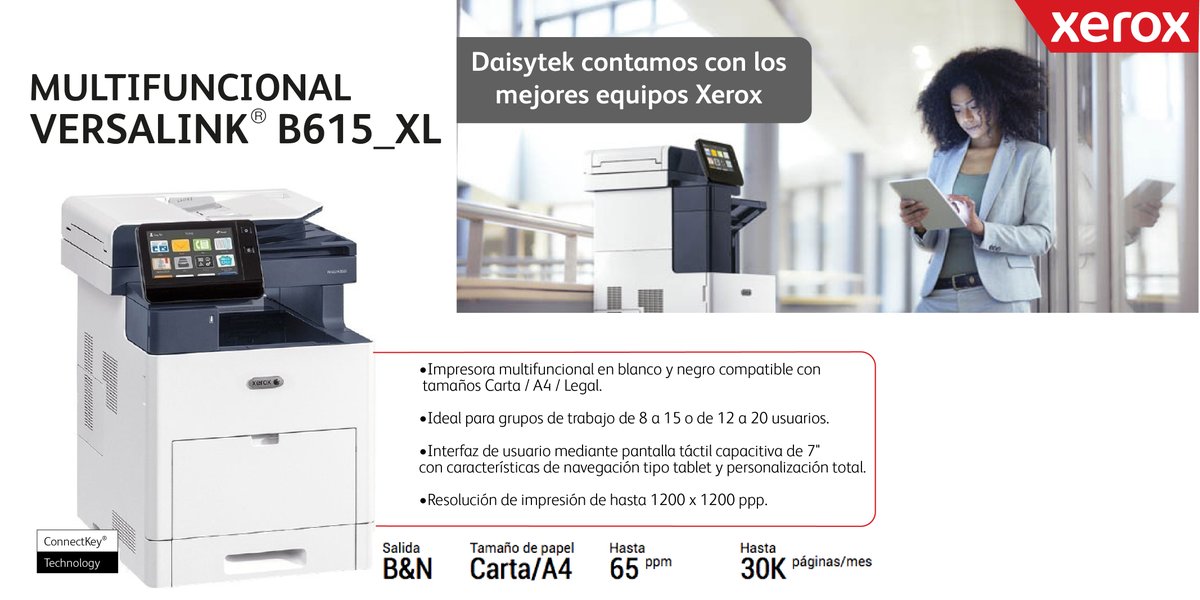 daisytekmx's tweet photo. Tu asistente de trabajo inteligente con tecnología @XeroxEnEspanol #connectkey incorporada.

https://t.co/MA301smjXD
#daisytek #xerox #versalink #conneckey https://t.co/X1K8cTHc7p