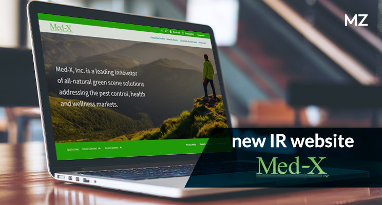 MZGroup's tweet photo. Med-X, Inc. is a leading innovator of all-natural green scene solutions addressing the international pest control, health and wellness markets.

The Company announces its new IR websites with MZ. For additional information, access: https://t.co/goNpvPk3ml https://t.co/77hWnRVRrJ