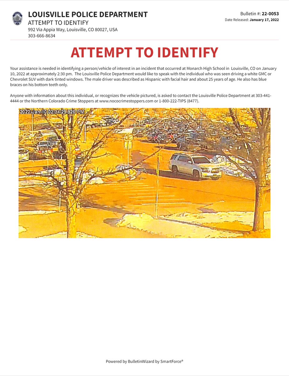 Louisville CO Police Department (LouisvilleCOPD) Twitter