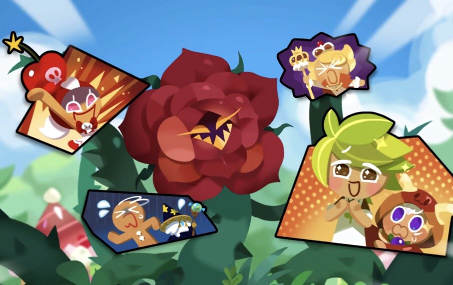 flowerloverotd's tweet photo. today's first florist otd is.. Herb Cookie from Cookie Run! (he/him) https://t.co/xFMJlo9VZI