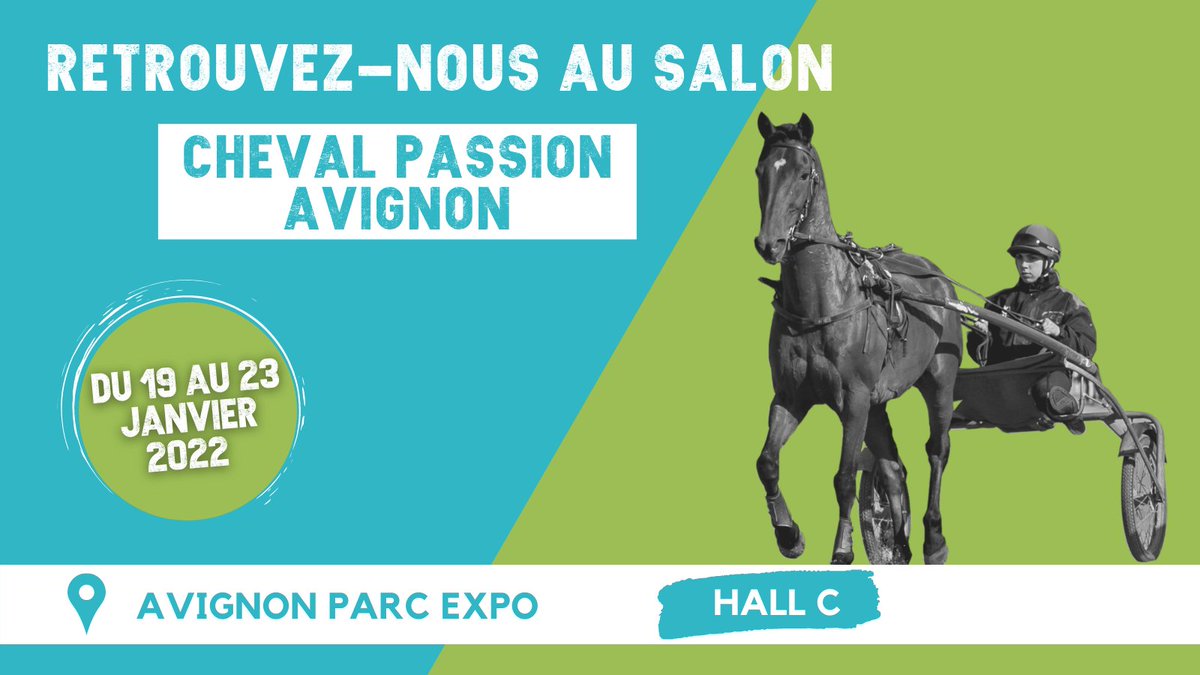 Nous serons présents au salon #ChevalPassion d'Avignon du 19 au 23 janvier ! Venez découvrir nos formations dès la 4ème et les métiers des #courseshippiques ! #emploi #apprentissage <a href="/francegalop/">France Galop</a> <a href="/LeTrot/">Trotteur Français</a> <a href="/AEDG_fr/">Association des Entraineurs de Galop</a> <a href="/equidia/">Equidia</a>   <a href="/MeunierStphane7/">Stéphane Meunier</a> <a href="/assojockeys/">Association des Jockeys</a> @EquiRessources