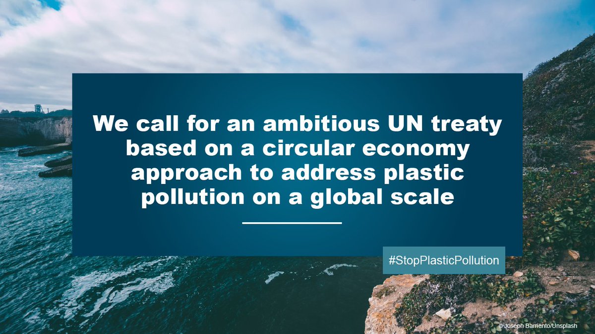 #GruppoHera tra i firmatari del business statement che invita l'<a href="/UN/">United Nations</a> a istituire un Comitato di negoziazione durante l'evento #UNEA5 di febbraio. Obiettivo: sviluppare un trattato globale sull’inquinamento da plastica👇
plasticpollutiontreaty.org/unea
#StopPlasticPollution #PlasticsTreaty