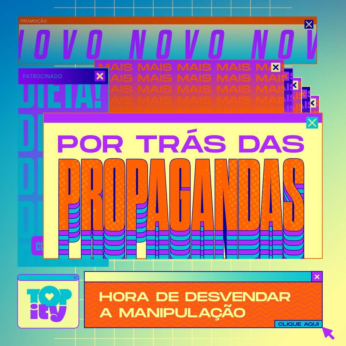 unicefbrasil's tweet photo. Sabe quando a gente olha uma propaganda e pensa "caraca, essa pessoa é muito perfeita sem defeitos"?
Esse é o objetivo da maioria das marcas, fazer a gente desejar aquele corpo de modelo. Bora aprender mais sobre isso com o #Topity?
Jogue agora: https://t.co/WpDXXjPOSI https://t.co/iXg0pLE6Sb