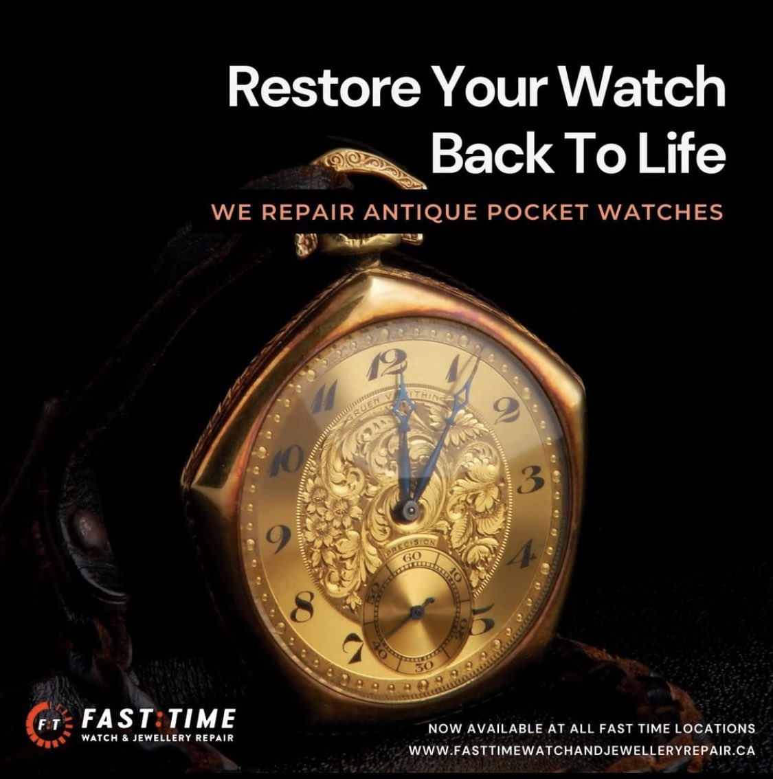 fast time wrist watch