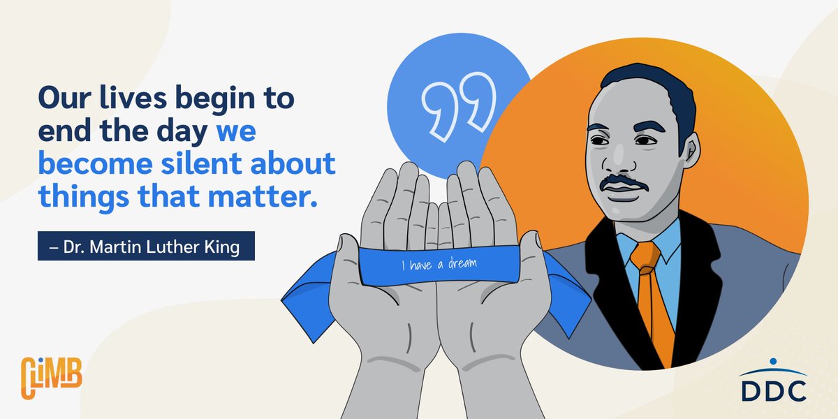 DDCAdvocacy's tweet photo. On Dr. Martin Luther King Jr. Day, we remember Dr. King as the great American that he was and honor his legacy by continuing to strive towards racial equity and uplifting our local communities. https://t.co/Phpnu8WLT8