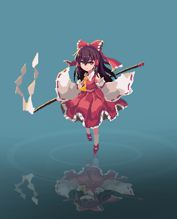 落描き霊夢 