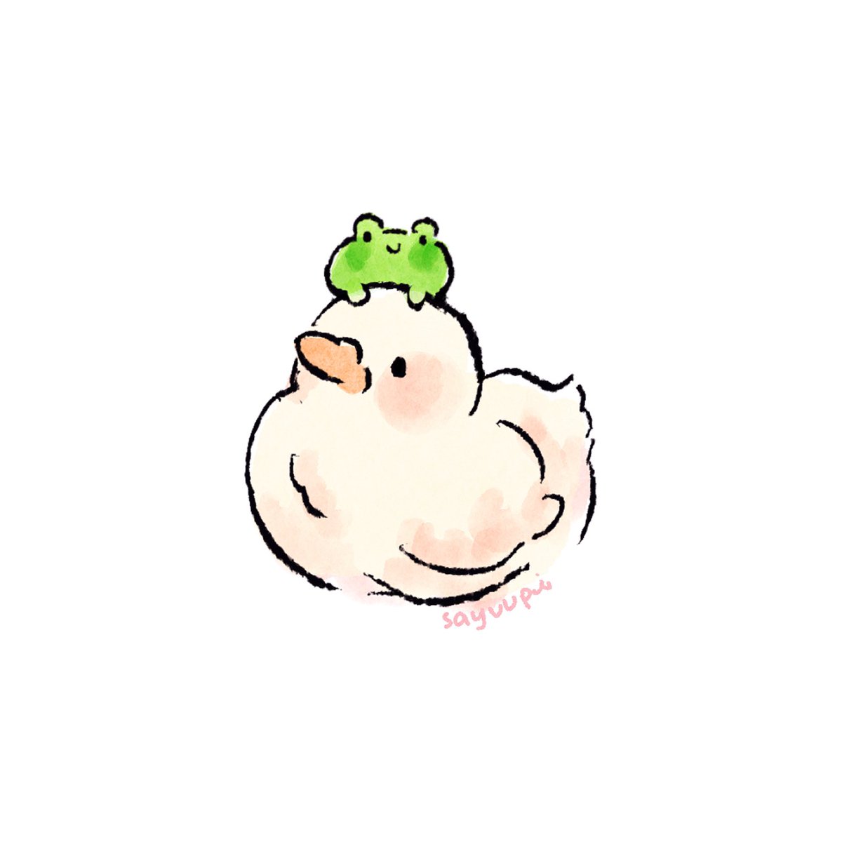 Made them as a wallpaper✨ 🦆🐸🦭
