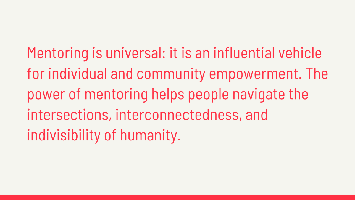 Mentoring is universal - mentoring for peace mentoring.org/blog/awareness… #InternationalMentoringDay #MentoringAmplifies #MentoringMonth #Ali80 #AliDay @MENTORnational @AliCenter