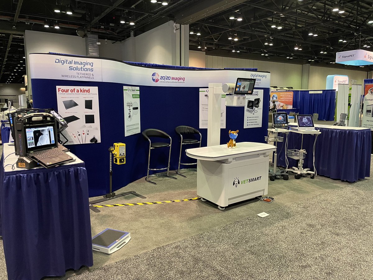 2020Imaging1's tweet photo. 20/20 Imaging is at the #vmx2022 Come check out our full vet portfolio…including our NEW VETSMART!! Booth 3136

#veterinary #vet #veterinaryclinic #vettech #veterinarian https://t.co/wa3NXLGuHP