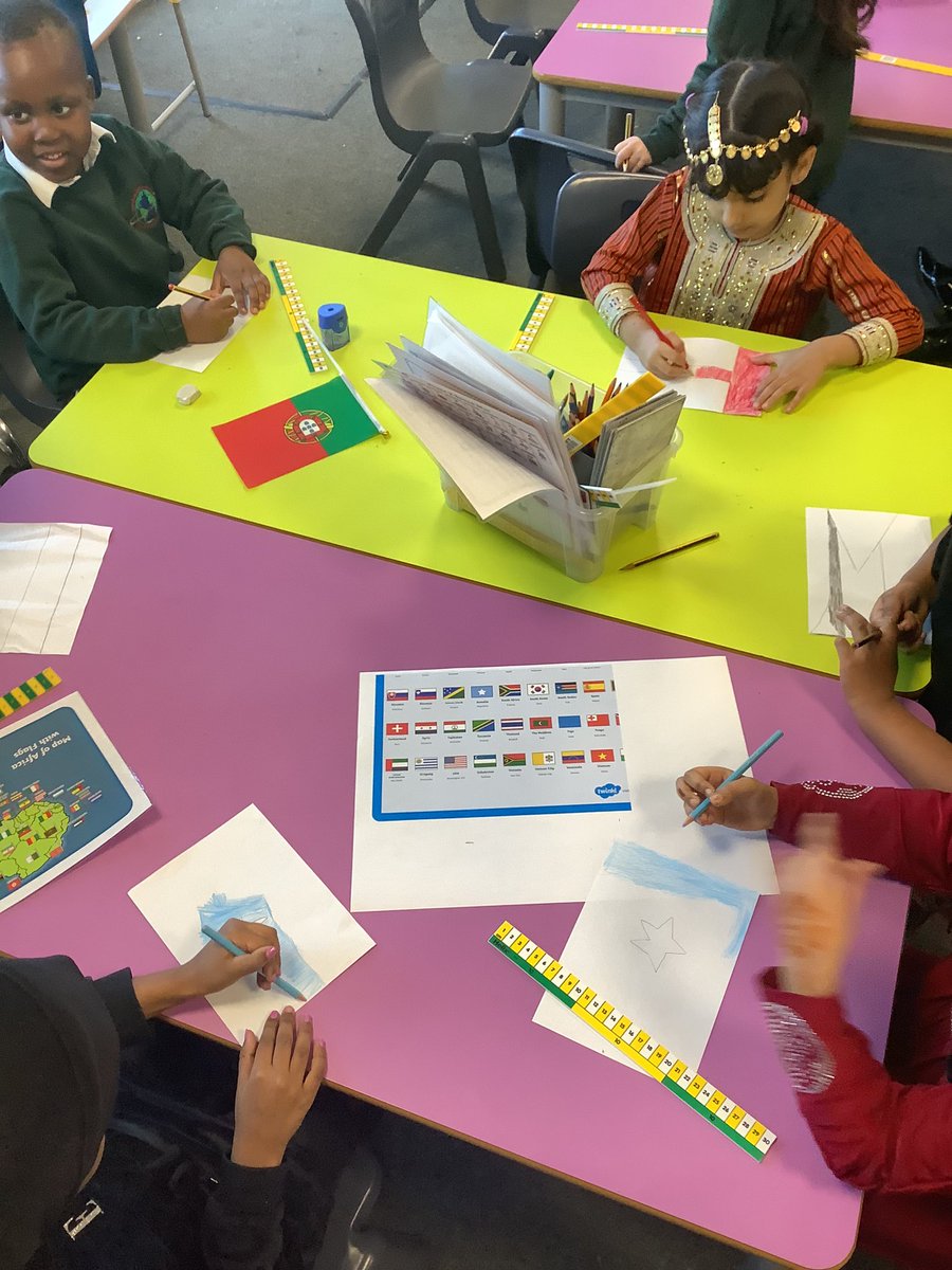 Comet_class's tweet photo. We looked at flags around the world and then made a flag from our home country. #howcoolisCardiff? #newcurrciulum #humanities https://t.co/Q21nVyt4Va