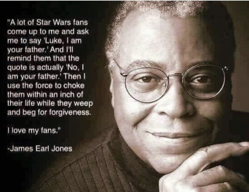 Happy 91st Birthday to James Earl Jones. 