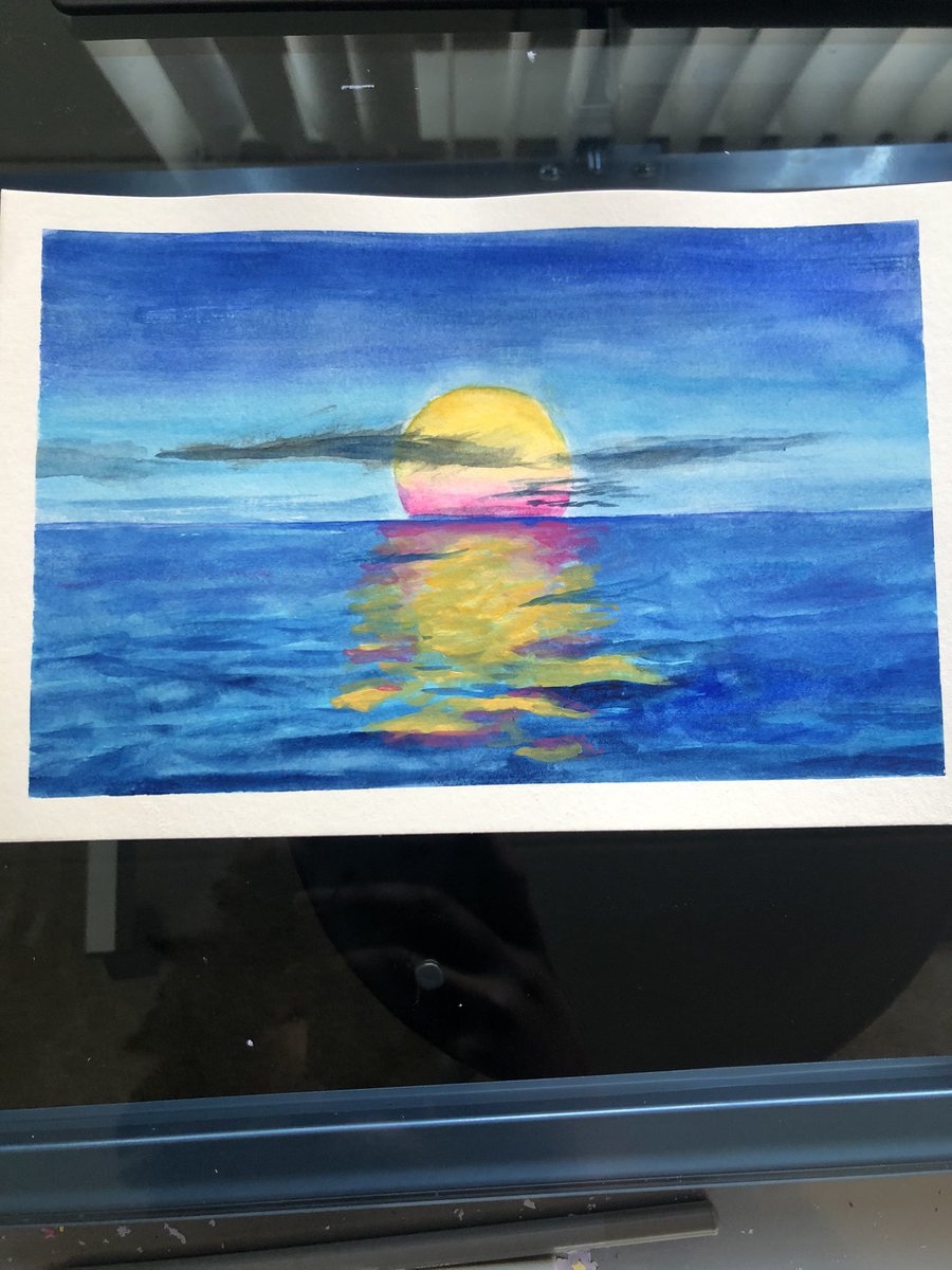 KCMed15's tweet photo. The painting                  the palette https://t.co/dQOxZpGsBS