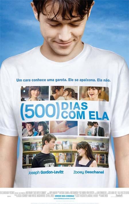 filmes no drive !! on X: 500 dias com ela, 2009. Tom se apaixona