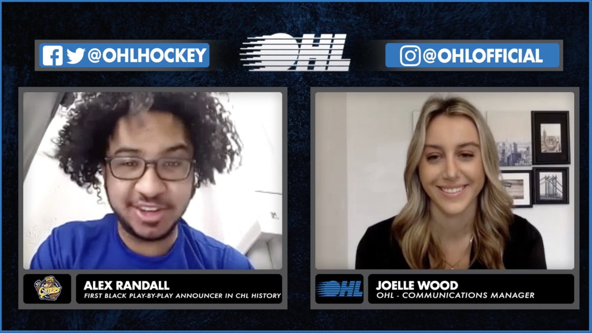 OHLHockey's tweet photo. It's #MLKDay in the USA ๐บ๐ธ and @AlexRandall412 is set to become the first Black play-by-play voice in League history on the #CHLTVGOTW as the @ErieOtters take on @SpiritHockey. Hear from him, along with Otters voice @CallMeBednard ๐ฆฆ
WATCH ๐ฅ: https://t.co/DbHrQ2DIaD https://t.co/2pZVtXtzO4