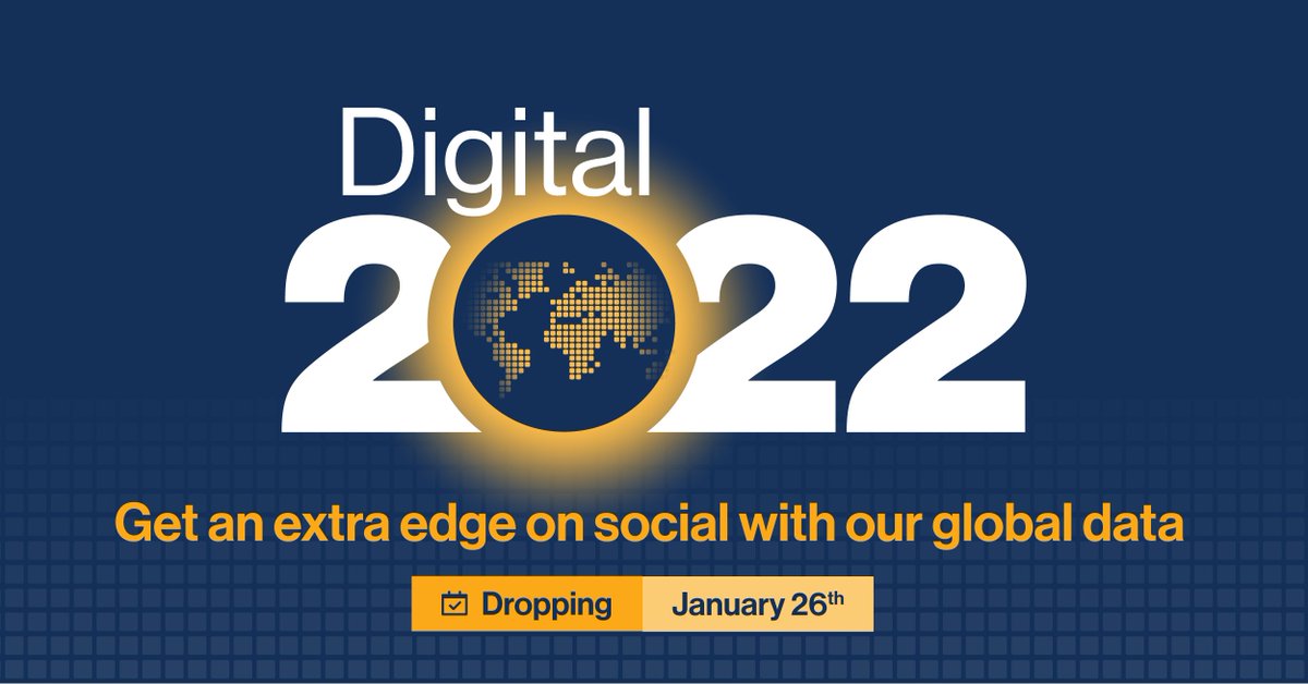 beingbrayden's tweet photo. Top-notch data + creative thinking = unbeatable social strategy 💥

The equation’s simple, but it works. Luckily, our upcoming #Digital2022 report has the eye-opening global data you need to create knockout campaigns for any market. 
 
Check back on Jan. 26 for the full report! https://t.co/PDDHOr8FCh