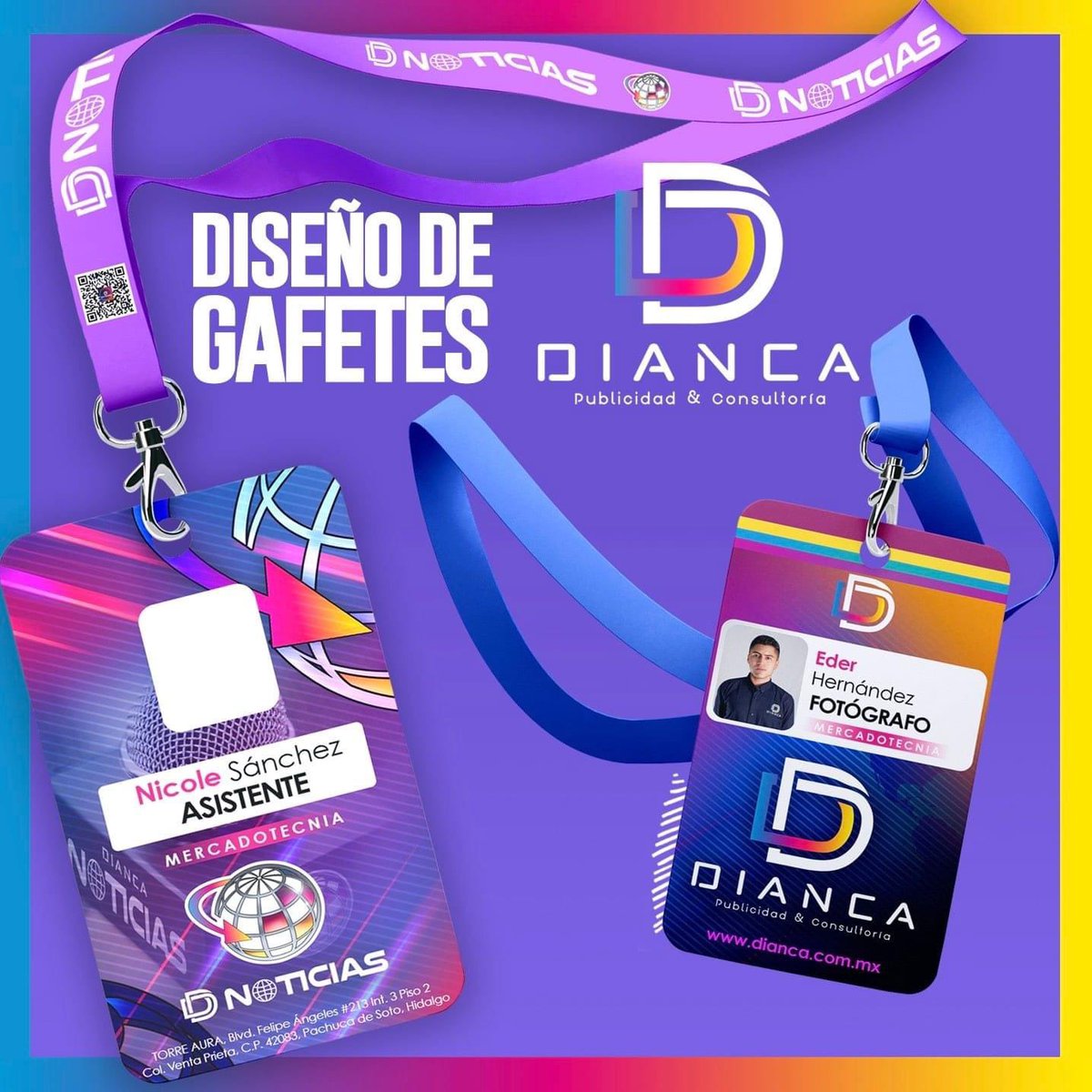 DiancaPyC's tweet photo. Realizamos Gafetes para tu empresa, evento o institución! 📇 

Contáctanos: 5217715323753 ☎️ o https://t.co/ubl6HAskyB

#Dianca #DiancaAgencia #diancapublicidadyconsultoría #diseño #gafetespersonalizados https://t.co/nsIXUIshGp