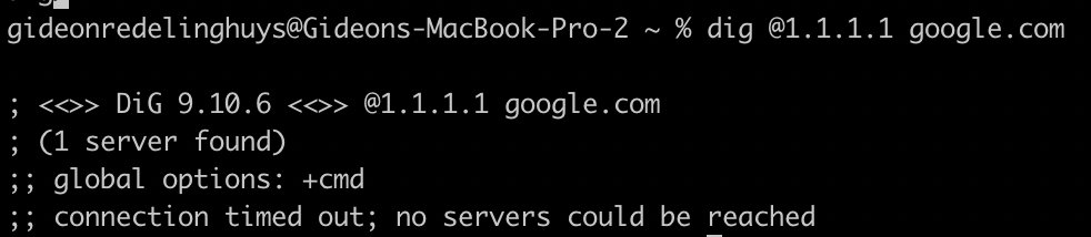 gideonredel's tweet photo. @signalshift @Cloudflare @verizonfios I'm getting no DNS from Cloudflare response and seeing the same routing to Brazil. I'm based in NYC using Verizon. https://t.co/xMZJ1nybz5