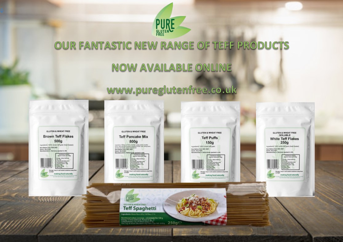 Give our fantastic rage of #glutenfree #teff products a try and see what you think - find out more at tinyurl.com/y7hjchwk or call 01706 746 713 - we hope you enjoy #baking and #cooking up some new #recipes with these fab additions to our range.