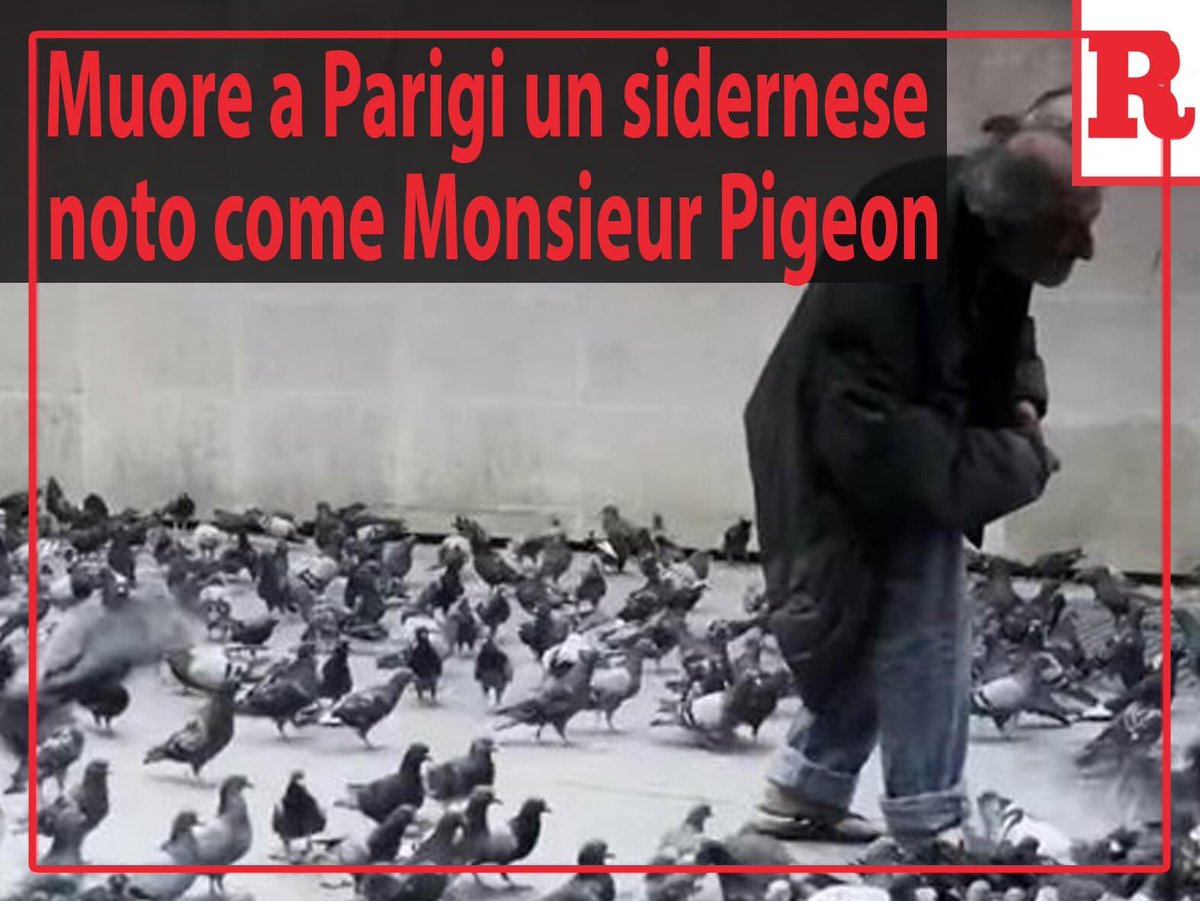 condarcuri's tweet photo. Così, in una fredda sera di gennaio finisce la favola di Monsieur Pigeon. Colui che per i francesi era un bene da tutelare, un uomo da salvare, mentre per i sidernesi era solo Giuseppe Belvedere, ed ora che non c’è più a molti è tornata la memoria.
https://t.co/qCngqfxfOH https://t.co/IT80HqRuey