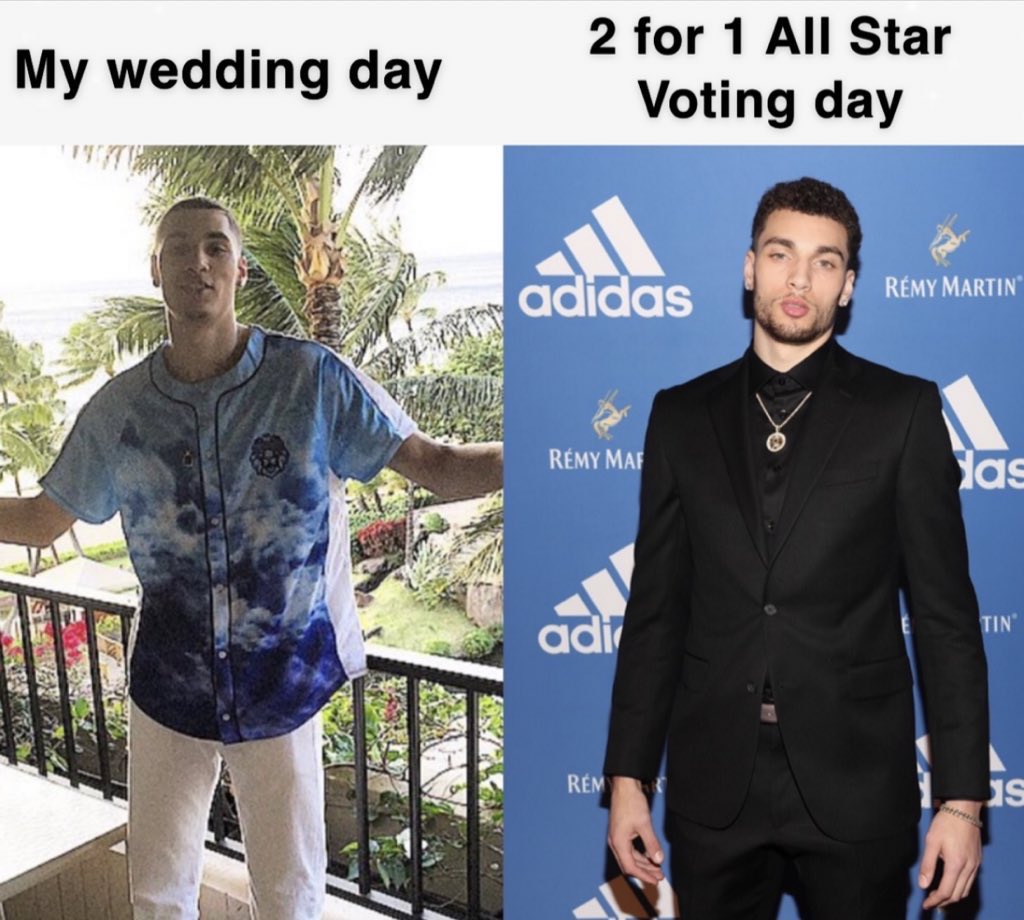 chisportsross's tweet photo. It is once again that time. 

All Star votes for @ZachLavine count DOUBLE today! 

1 RETWEET = 2 VOTES 

#ZachLavine #NBAAllStar https://t.co/9CeWgvlspk