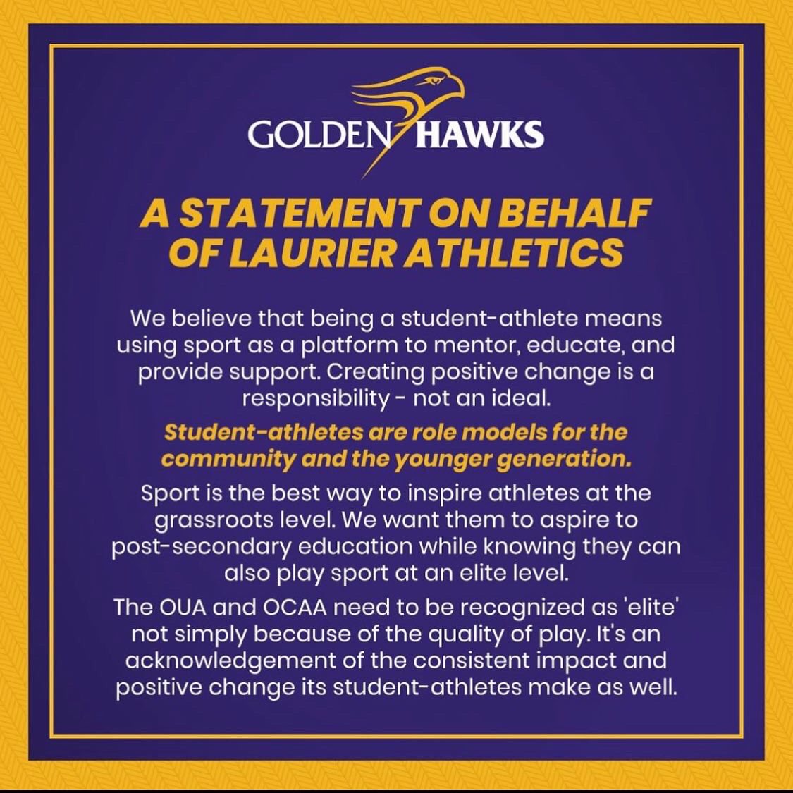 WLU Men’s Hockey tweet media