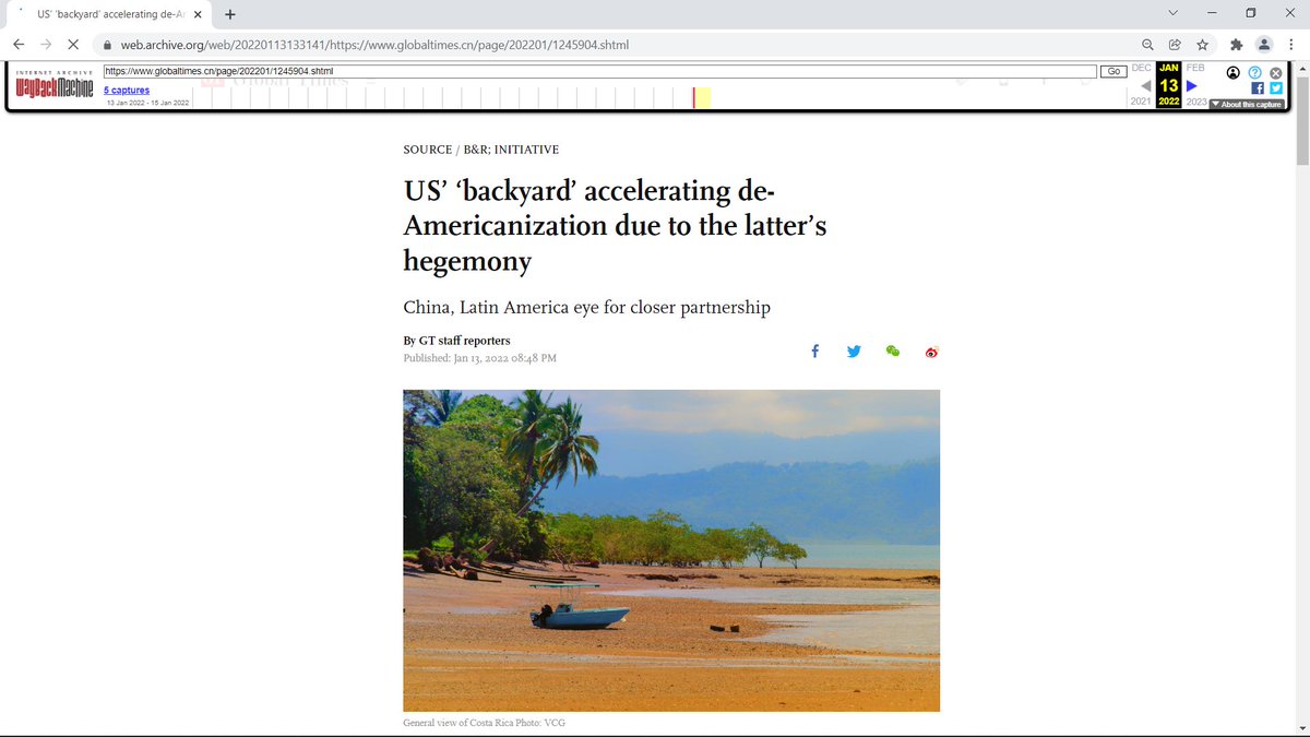 DanGarrett97's tweet photo. Interesting. #CCP's Goebbels' Times (@globaltimesnews)  posts story gloating about the #DeAmericanization of #LatinAmerica citing its #statecapture of #Nicaragua, changes headline later &amp; then erases both copies from GT &amp; net. Headlines only change, text stayed same. #US #Taiwan https://t.co/KvsEpDWFVf