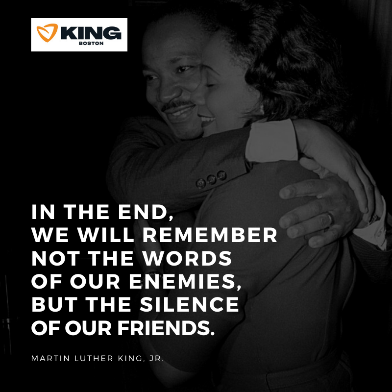 Join us as we remember the life and legacy of  Dr. Martin Luther King Jr.  Today we honor the memory of Dr. King with a call for us all to continue the work in racial equity and social justice  #MLK  #IHaveADream #MLKDay #MartinLutherKingJr #CivilRights #MLKDay2022 #KingBoston