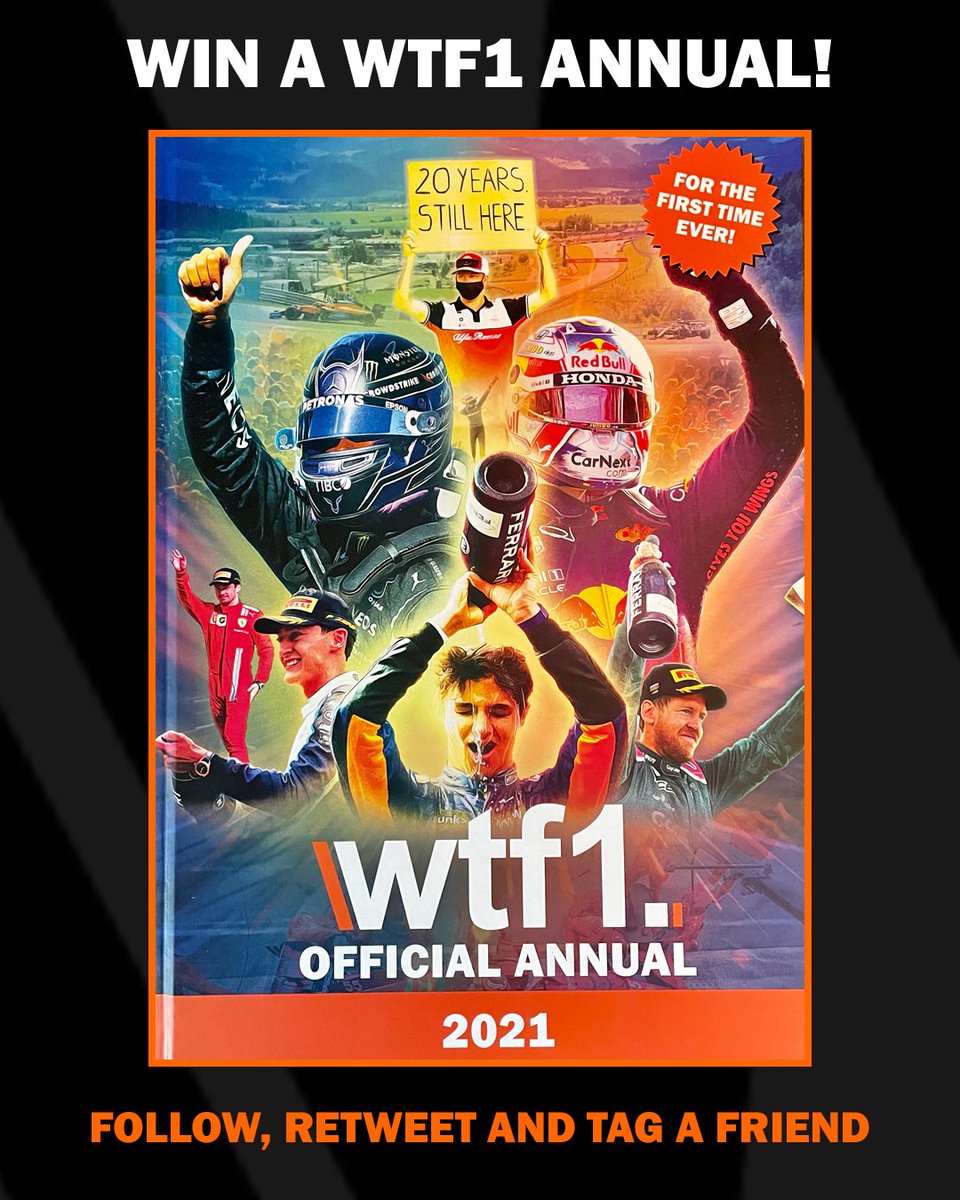 We know some of you missed out so we're giving away two copies of the WTF1 Annual! 🥳

Follow us, retweet and tag someone in the comments for a chance to win 👌

Competition T&amp;Cs at the link in our bio