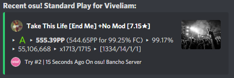 Viveliam_osu's tweet photo. Day 1326 of waiting for combo scoring to be abolished https://t.co/hLbMswKQQ9