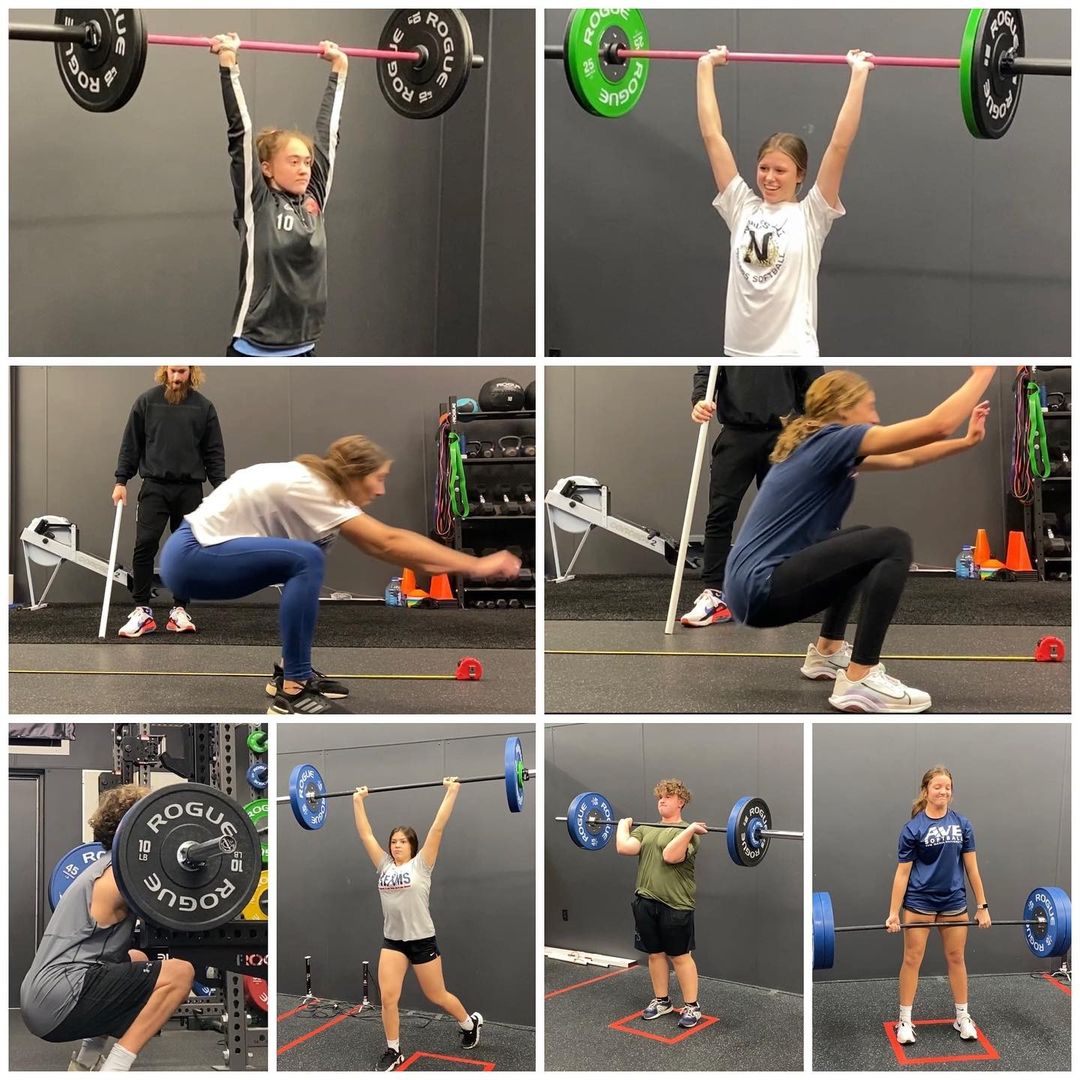 RaymerStrength's tweet photo. Last Week's PRs
Congratulations Team!

⭐️ = new/tied facility record

@Sammiek_10: 75 jerk
@ReisSjoholm24: 105 jerk
@AlexaWyrick15: 95 jerk / 86.75” broad jump ⭐️
@AlainaWyrick_17: 85 bench / 84.375” broad jump
Thomas Wells: 175 squat / 150 bench ⭐️
@GabbyFowler11: 140 jerk ⭐️ https://t.co/Xuf1ymNZ67