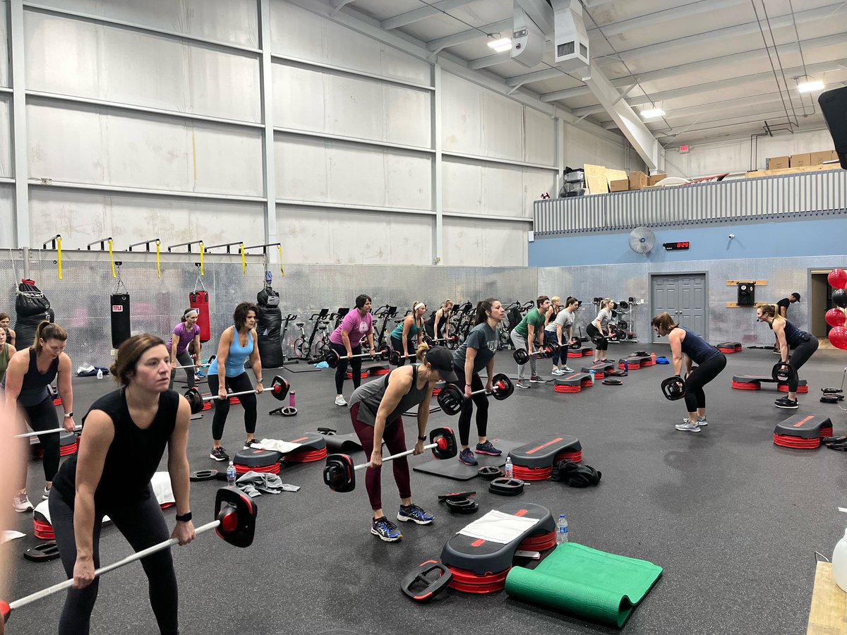 joinbfit's tweet image. Les Mills release party from Saturday at BFit West!

#groupclass