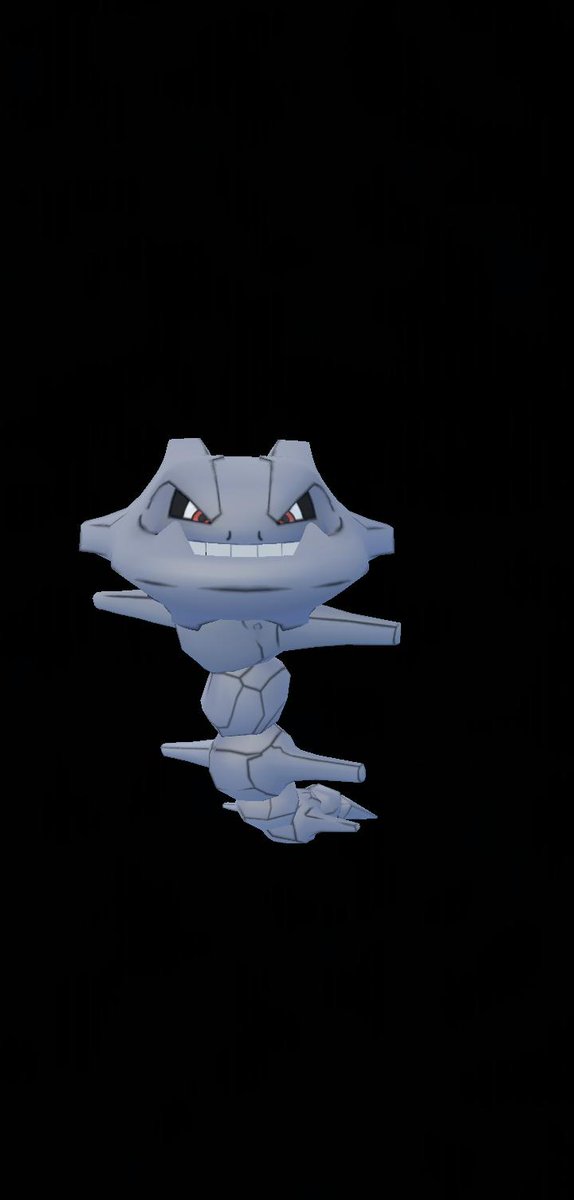 JasonWe40276335's tweet photo. Look at my cute Steelix!! What should I name him?? #PokemonGO https://t.co/RYcudzLuzn