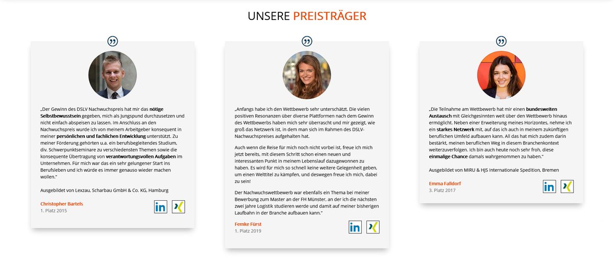 Logistik sucht Young Talents!
Der Young Freight Forwarder Germany Award von #DSLV und @dvz_news geht in die nächste Runde. Die besten Absolventen der Ausbildung zur/m Kauffrau/-mann für Spedition und Logistikdienstleistung bis zum 15. April hier bewerben: youngfreightforwarder.de