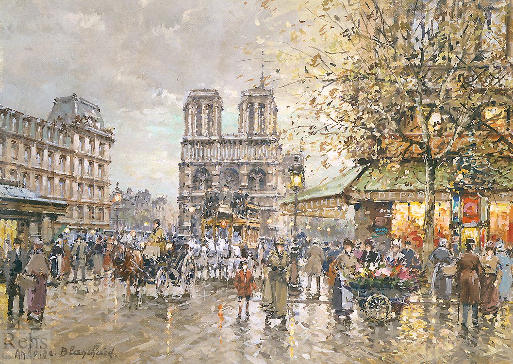 artistBlanchard's tweet photo. Place Saint Michel, Notre Dame #antoineblanchard #blanchard https://t.co/85DjL3zDvL