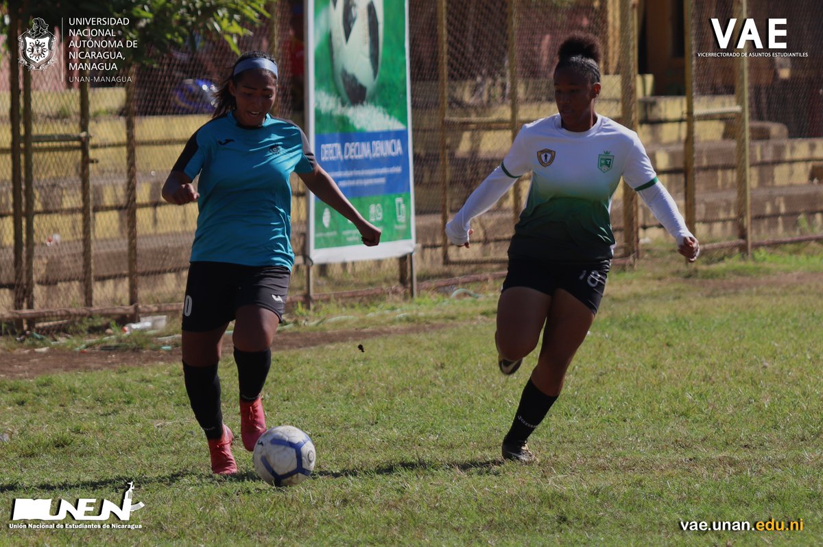 VEstudiantiles's tweet photo. El equipo de fútbol femenino de la UNAN-Managua que participa en la primera división, se clasificó a las semifinales Apertura 2021-2022, tras derrotar en la última jornada al Zacarías Guerra con marcador de 7-0. 

#SomosUNANManagua #SomosVAE #SomosUNEN #SomosDeportes https://t.co/HGavzwqaFe