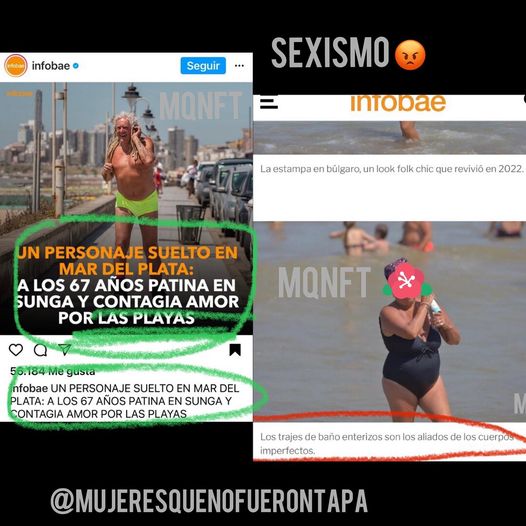 mujeresquenofu1's tweet photo. Un ejemplo simple para explicar el sexismo y la forma desigual en la que somos evaluadas y valoradas mujeres y varones en esta sociedad. 
Nosotras, evaluadas por la apariencia como los objetos, comparadas con un ideal inalcanzable: “Cuerpos Imperfectos”. 
1/2 https://t.co/zfVqFI7gQt