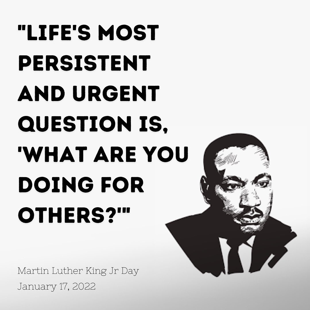 As we celebrate the life and legacy of Dr. Martin Luther King Jr. today, let us reflect on one of our favorite quotes from him. #mlkday