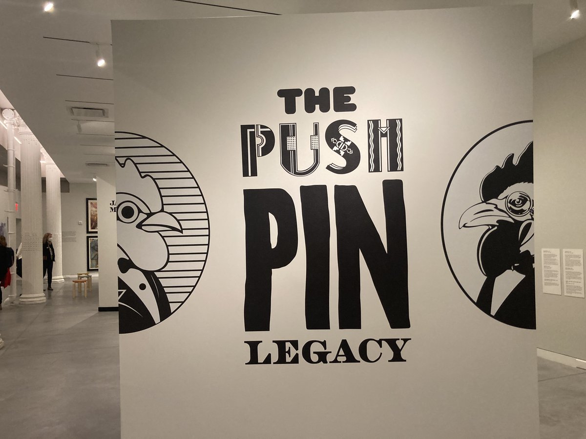 mtrprods's tweet photo. Took in @PosterHouseNYC yesterday. Two cool exhibits
closing 2/6. #PushPin studios artists & "You won't bleed me" #Blaxplotation #filmposters that defined cool. Pushpin featured artists included #MiltonGlaser, #PaulDavis #JamesMcMullan https://t.co/eF9g5YWddr