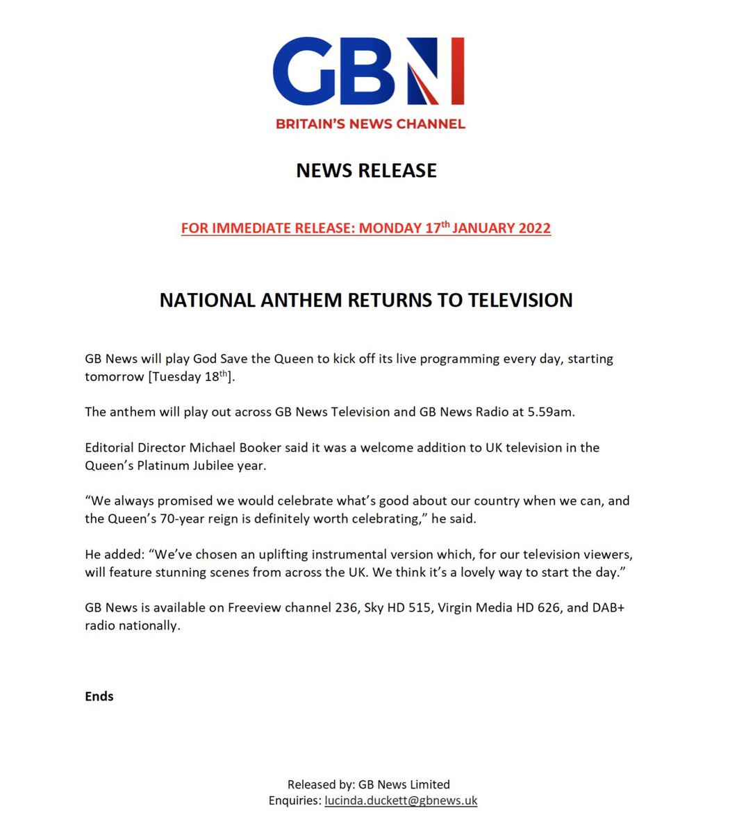 Imagine this was your dad’s favourite news channel