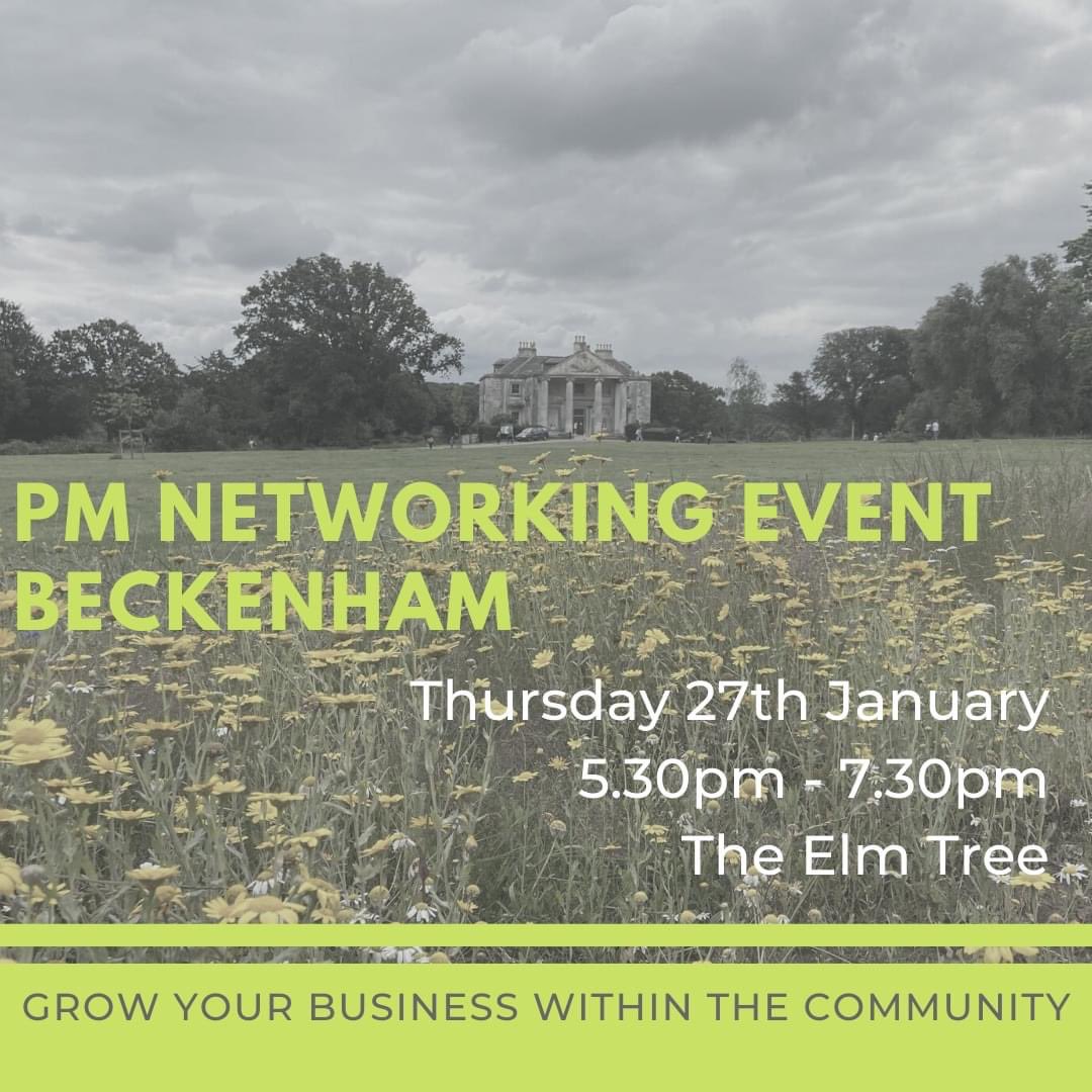 Free business networking event
Thursday 27th Jan @ 5:30pm

eventbrite.co.uk/e/grow-your-bu…

#Beckenham #networking #networkingevent #supportlocal