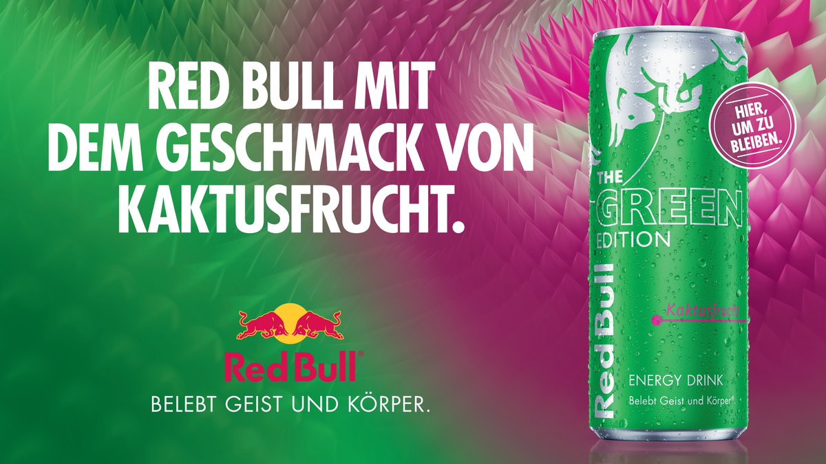 redbullGER's tweet image. Ihr wolltet Drip für die Augen und fruchtig-exotischen Geschmack? Sollt ihr haben! 😎 Die Kaktusfrucht kommt als #RedBullGreenEdition dauerhaft zurück! 🌵💚

Wir haben soeben den Tag gerettet. Ende der Durchsage. 🤝