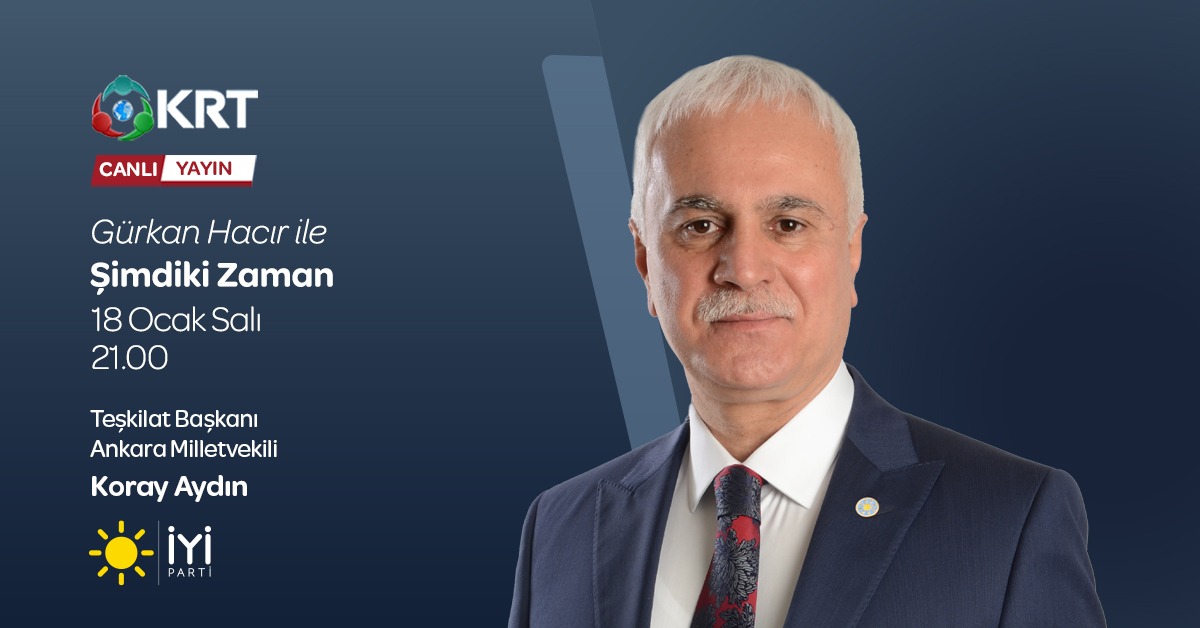 🗓️ 18 Ocak Salı akşamı,
🕣 Saat 21:00'de,
📺 @krtkulturtv'de
✅ #ŞimdikiZaman programında;
usta gazeteci @gurkanhacir ile #canlıyayın'da gündemi değerlendireceğiz.
Ekran başına bekleriz.