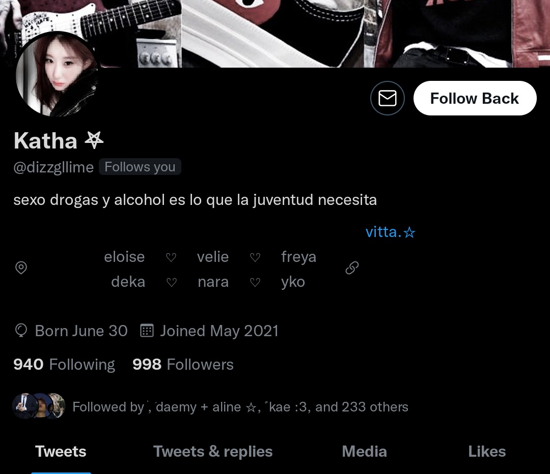 voy a ser su follow 1000 okay