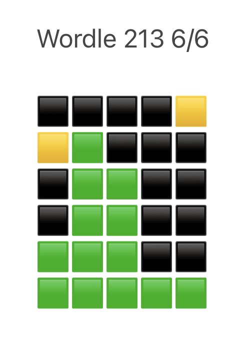 anitng's tweet photo. #wordle #wordle213 https://t.co/cqPs5iO62n