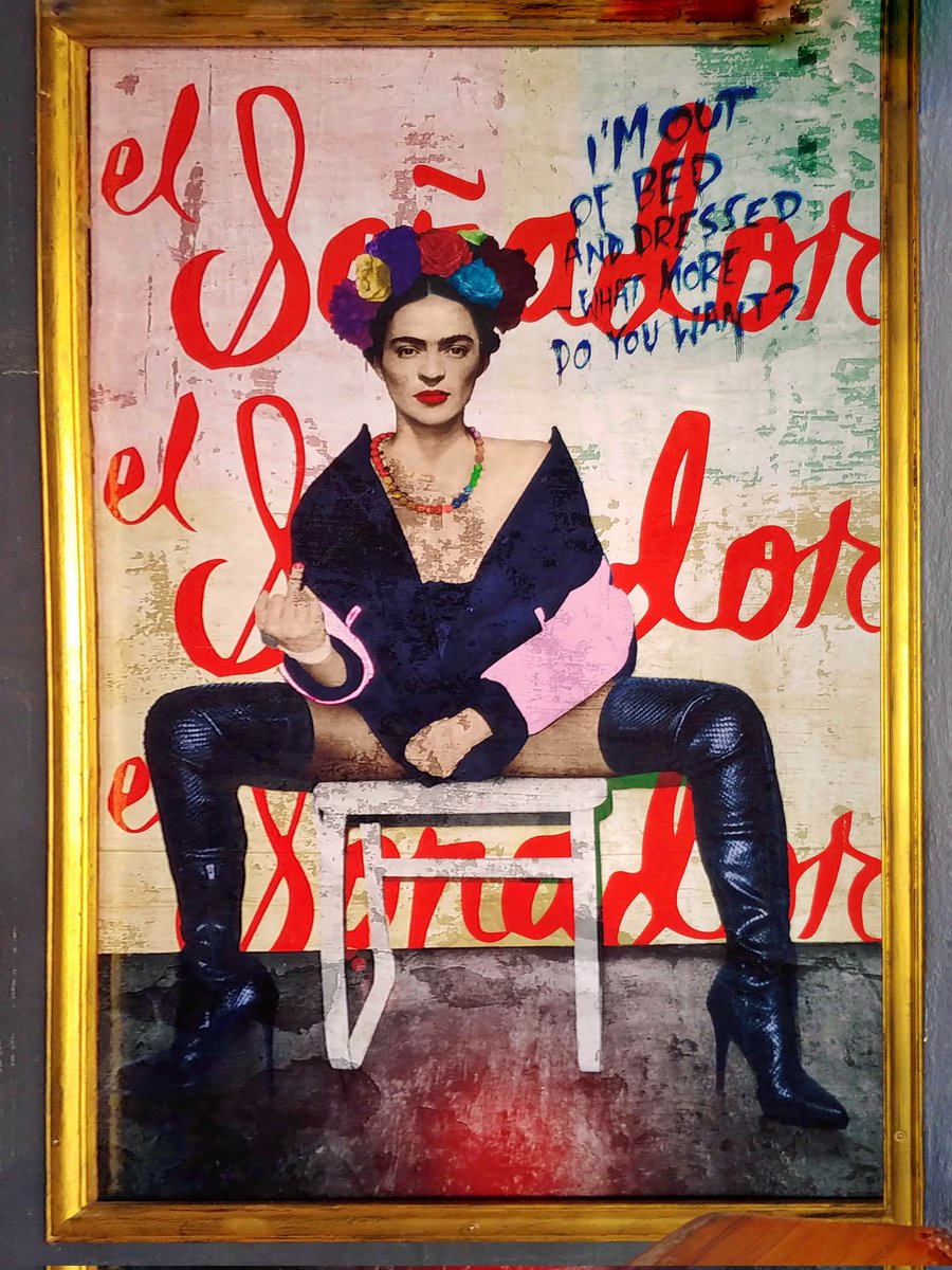 typomania's tweet photo. Monday morning Frida. https://t.co/VLhTEzBIGR